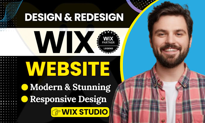 Gig Preview - Wix website design and redesign, wix landing page, wix ecommerce, wix store