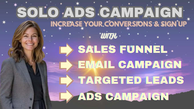 Gig Preview - Set up email campaigns, affiliate marketing, MLM leads, solo ads, link promotion