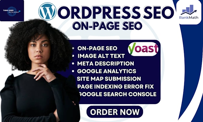 Gig Preview - Be your rankmath se o expert for wordpress onpage seo