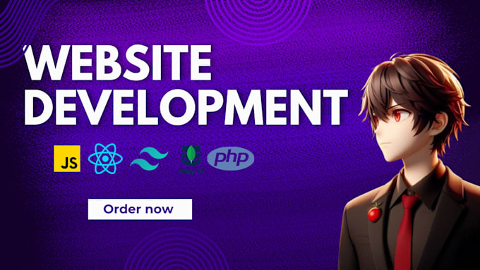 Gig Preview - Build your website full stack web developer