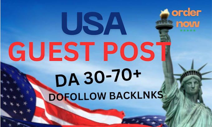 Bestseller - publish USA guest post with dofollow backlinks on USA blogs