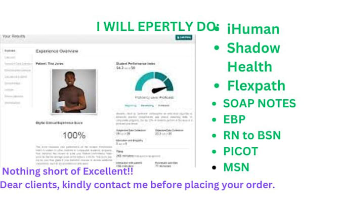 Bestseller - expertly prepare ihuman assessments, shadow health assessments, care plans