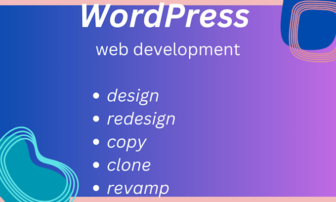 Gig Preview - Make website design and create responsive wordpress