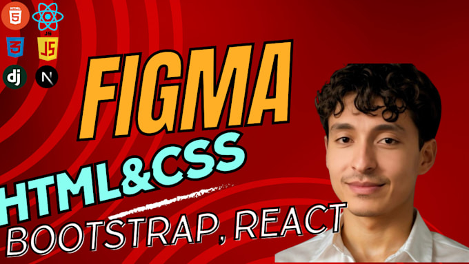 Gig Preview - Figma to html css bootstrap react