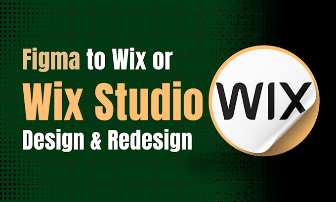 Gig Preview - Do wix studio design and redesign or figma to wix studio website