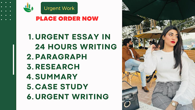 Gig Preview - Write urgent essay paragraph research summary comprehension