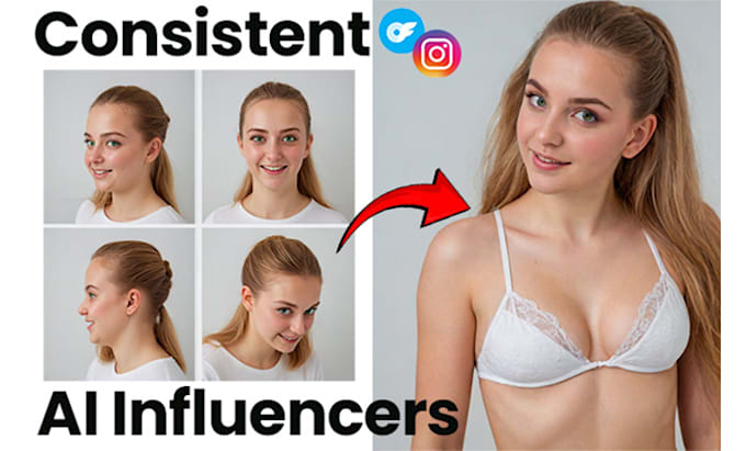 Bestseller - create stunning ai influencer images for sfw and nsfw needs