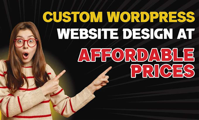 Gig Preview - Do custom wordpress website development at reasonable prices