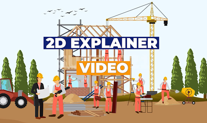 Gig Preview - Create 2d animated explainer video animation