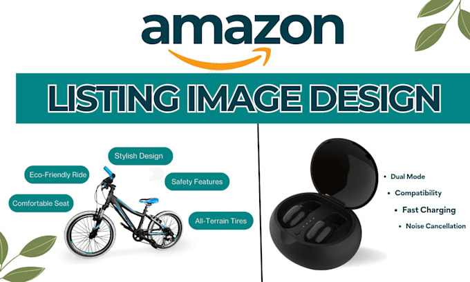 Gig Preview - Do amazon listing images design, amazon infographic, product listing images