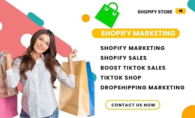 Bestseller - shopify marketing dropshipping marketing boost tiktok shop sales shopify sales