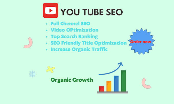 Gig Preview - Optimize youtube video SEO for rapid ranking