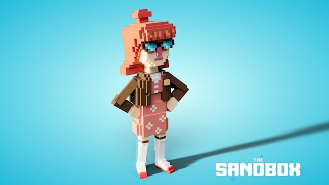 Gig Preview - Develop, design 3d voxel art for your sandbox game