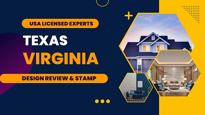 Gig Preview - Review stamp as licensed civil and structural engineer in texas and virginia