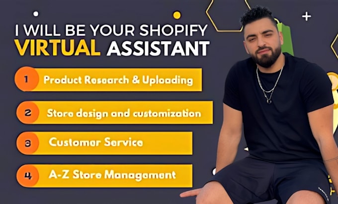 Gig Preview - Shopify amazon virtual assistant, shopify marketing, shopify store manager