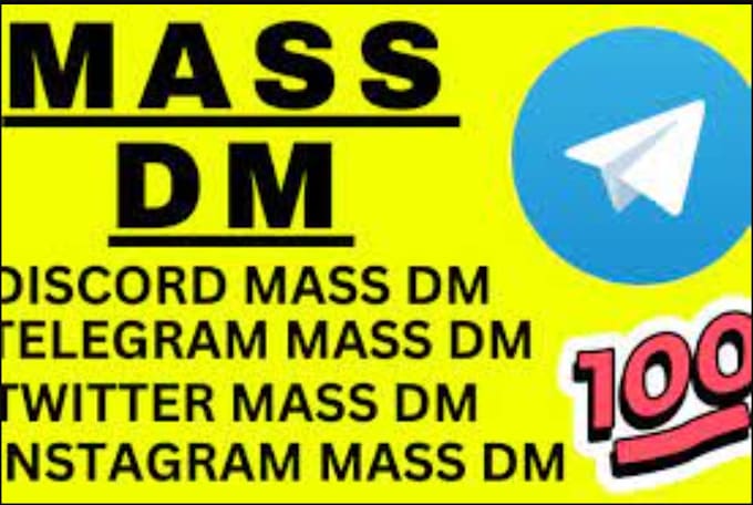 Bestseller - do telegram mass dm, instagram mass dm ,discord dm ai chatbot mass dm broadcast