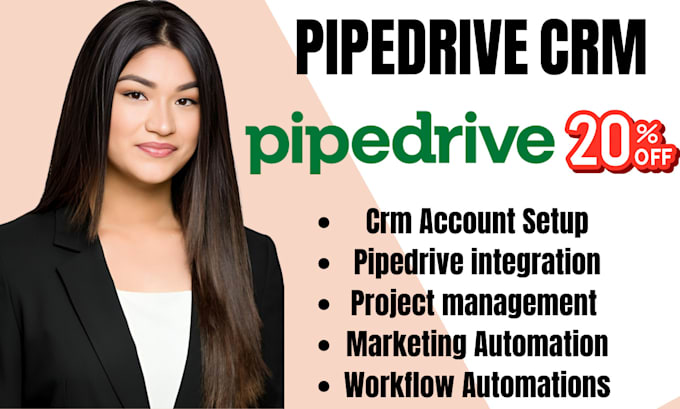 Gig Preview - Setup automate pipedrive crm, project management, zaphier automation pipedrive