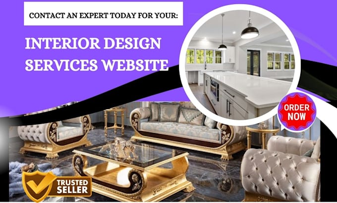 Gig Preview - Design interior design architectural exterior home remodeling furniture website