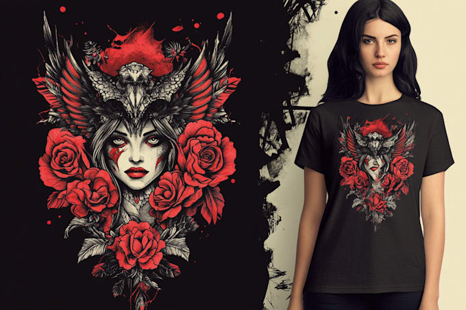 Bestseller - do t shirt design with traditional tattoo in my style