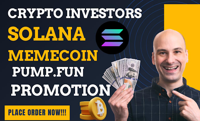 Gig Preview - Increase 50m marketcap for crypto,cto,pump fun, solana memecoin project,telegram