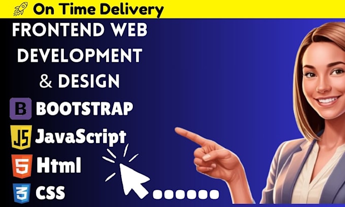 Bestseller - be your frontend web developer using react, html CSS, js, bootstrap