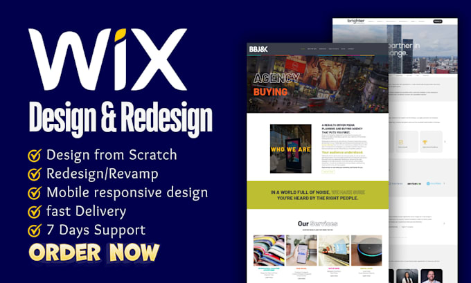 Bestseller - do wix website design or wix website redesign or wix studio