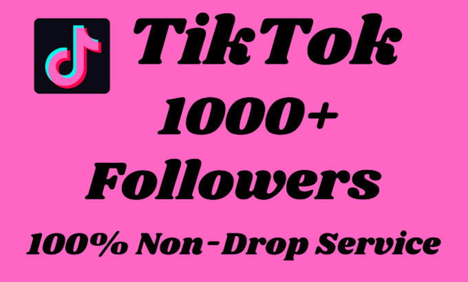 Gig Preview - Get fast 3000 real tiktok followers guarantee