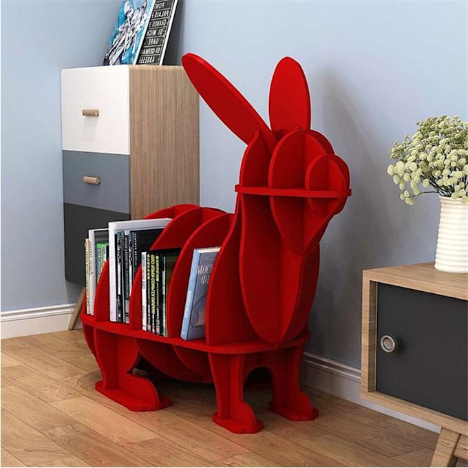 Bestseller - 3d rabbit design with dfx svg files for 3mm 6mm 10mm