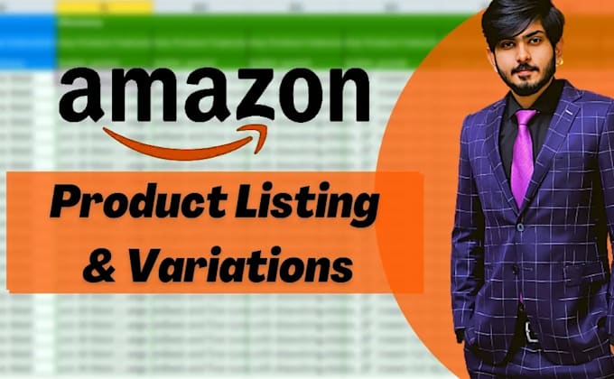 Gig Preview - Create amazon product listing and variation or fix amazon listing