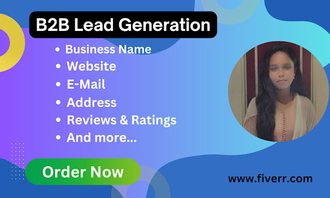 Gig Preview - Build list for b2b lead generation