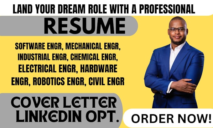 Bestseller - write professional resume tailored for engineering roles software, mechanical ai