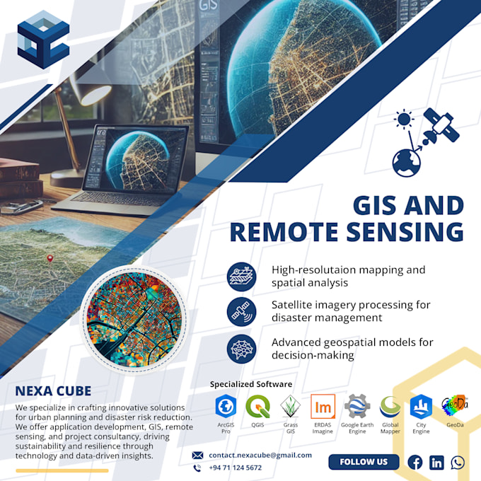 Gig Preview - Provide professional gis and remote sensing solutions