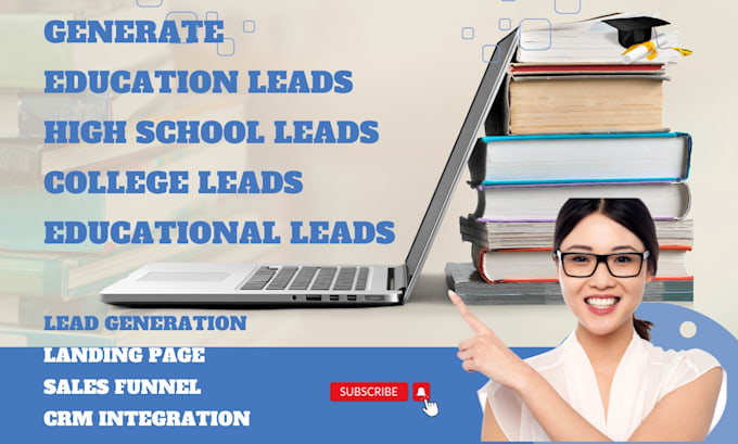 Gig Preview - Generate education leads high school college leads educational online course