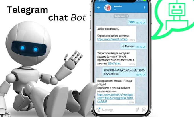 Gig Preview - Build a functional USA telegram bot for crypto, chatbot, and subscribers