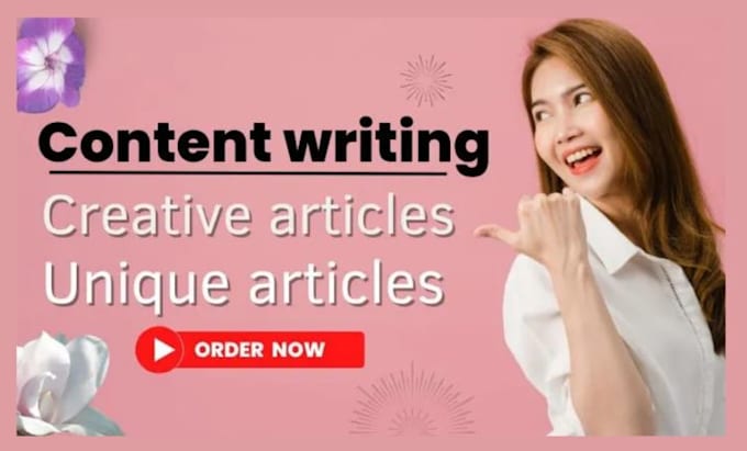 Gig Preview - Do content writing on creative and unique article for website