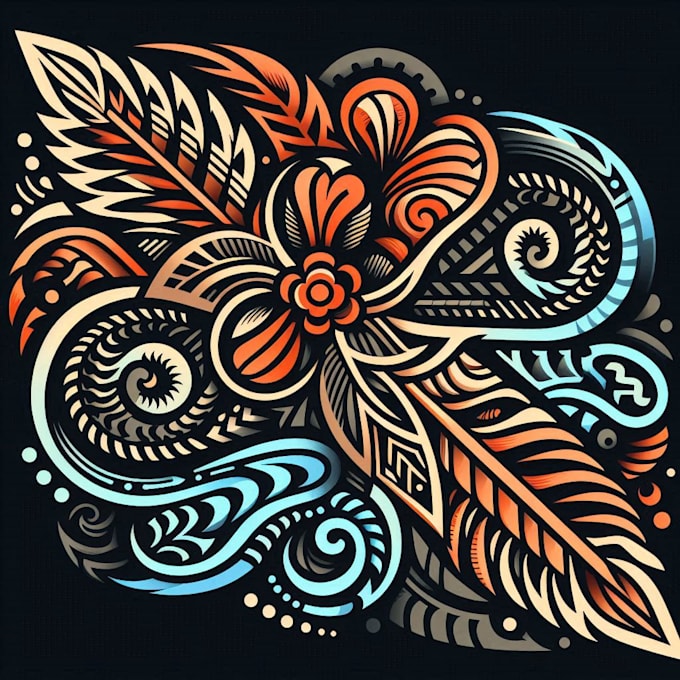 Gig Preview - Design a polynesian maori tribal tattoo