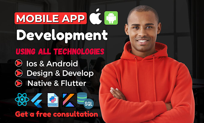 Gig Preview - Do ios and android mobile app development, flutter developer