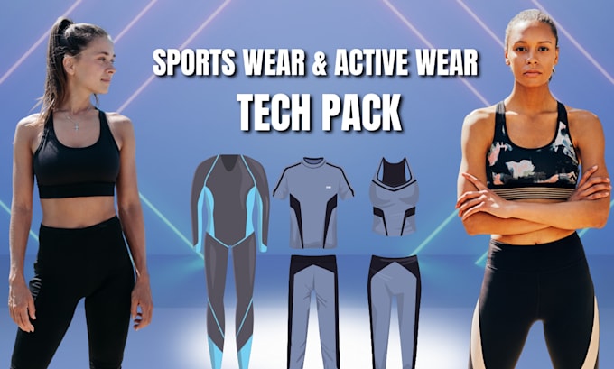 Gig Preview - Design professional tech packs for your fashion line