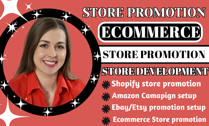 Gig Preview - Do ecommerce promotion for amazon, ebay, shopify, ecwid, wix, squarespace