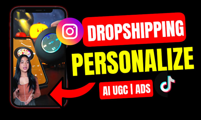 Gig Preview - Create ai personalized dropshipping facebook video ads