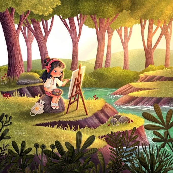 Bestseller - create awesome children story book illustrations