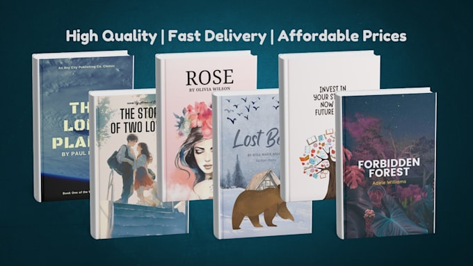 Bestseller - design stunning and custom book covers for any genre