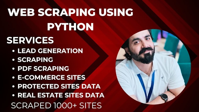 Bestseller - do python web scraping, data mining, data scraper data extraction