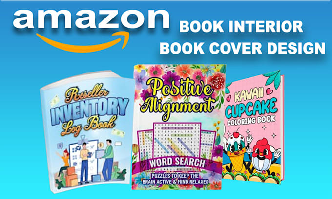 Gig Preview - Create attractive adult low coloring book, nft design, book cover kdp, paperback