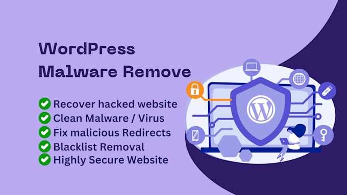 Bestseller - remove malware from wordpress website and will ensure security