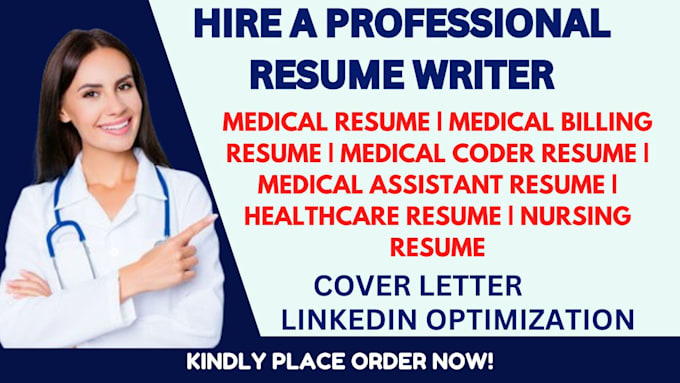 Bestseller - craft ats medical, medical billing, medical coder, medical assistant resume