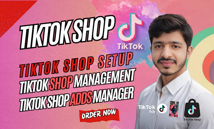 Gig Preview - Set up tiktok shop, manage shop and affiliates, do marketing