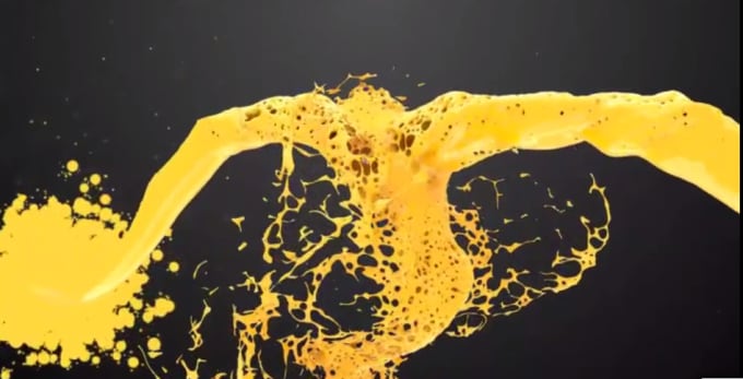 Gig Preview - Create a paint splash animated logo reveal intro in full HD