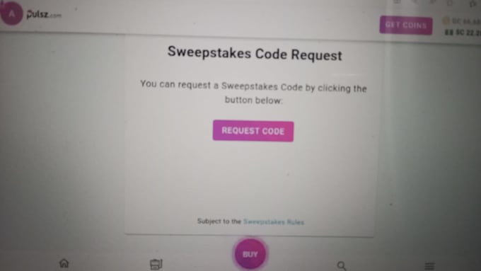 Gig Preview - Do sweepstakes codes for you