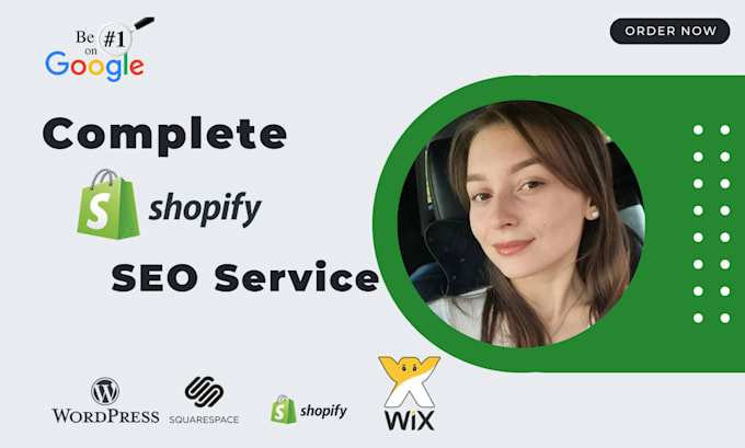 Gig Preview - On offpage technical shopify wordpress wix squarespace website seo optimization